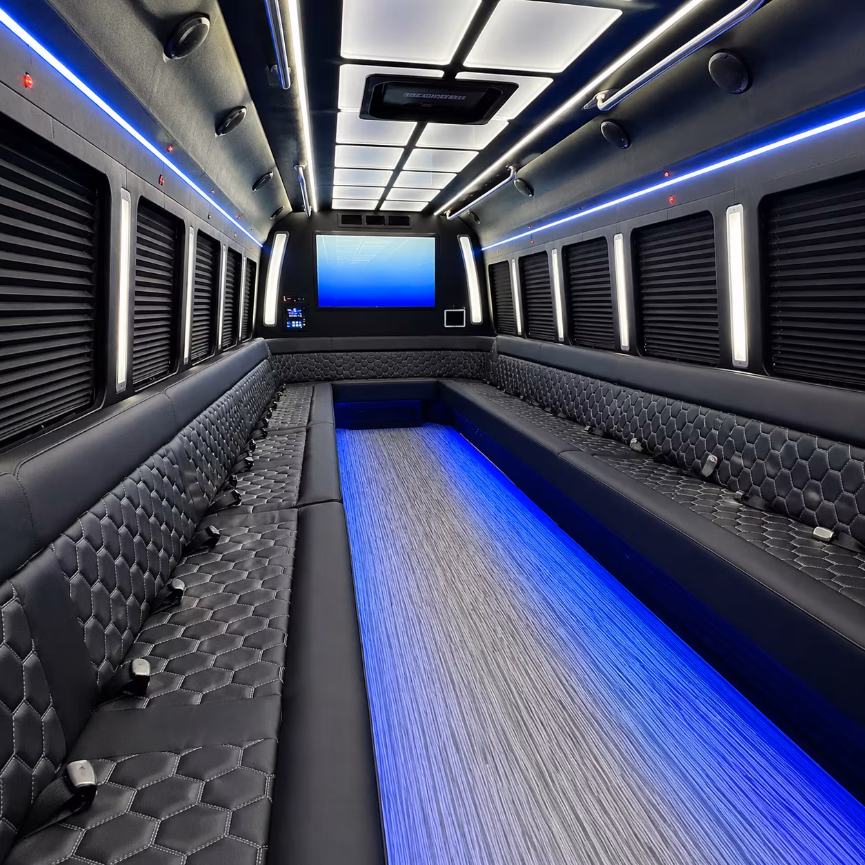 party bus interior