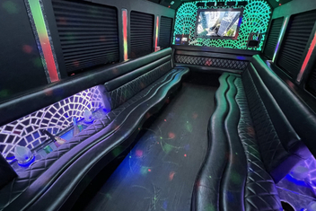 St Joseph Limo Bus Interior